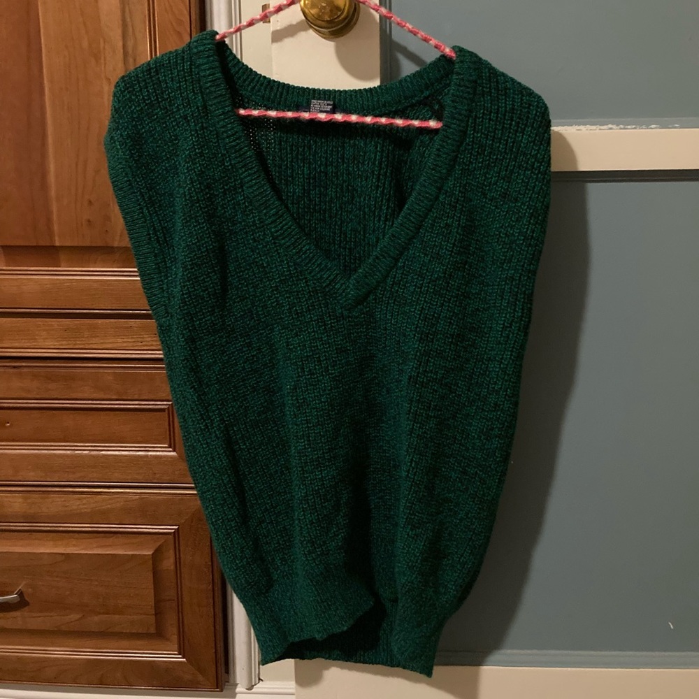 Vintage Green Sweater Vest